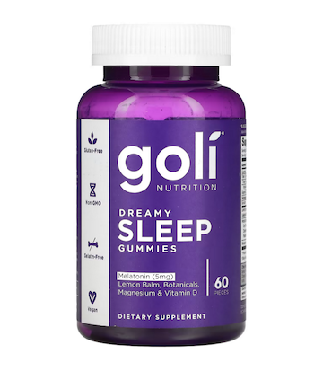 Goli Dreamy Sleep Gummies, $19