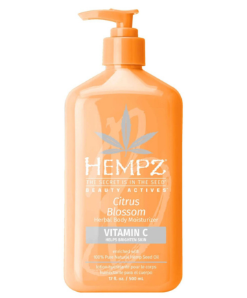 Hempz Citrus Blossom Herbal Body Moisturizer with Brightening Vitamin C, $21.99