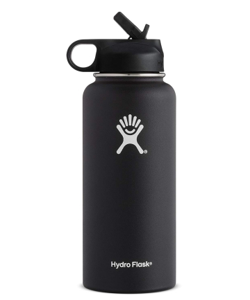 Hydro Flask Water Bottle Wide Mouth with Straw Cap, $43.90