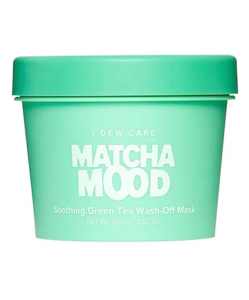 I Dew Care Matcha Mood Soothing Green Tea Wash-Off Mask, $25