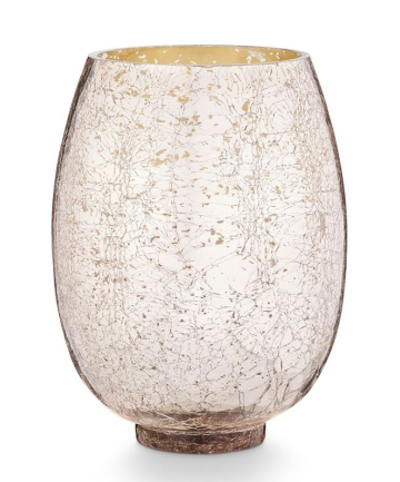 Illume Holiday Shine Large Crackle Glass in Mulled Wine, $48
