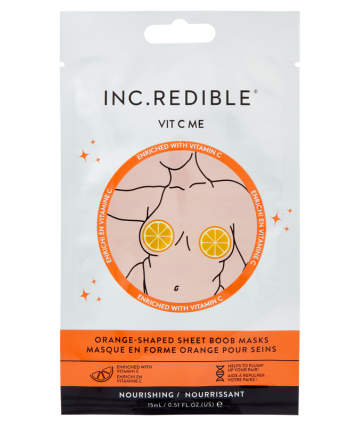 Inc.redible Vit C Me Brightening Boob Masks, $2.98