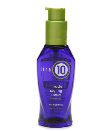 It's a 10 Miracle Styling Serum, $25.73, 7 Alcohol-Free ...