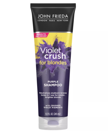 John Frieda Violet Crush Purple Shampoo, $9.99