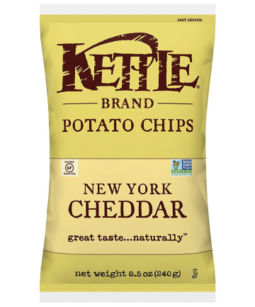 Kettle Brand New York Cheddar Potato Chips, $1.29