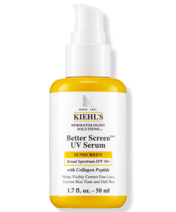 Kiehl's Better Screen UV Serum SPF 50+ Facial Sunscreen with Collagen Peptide, $42