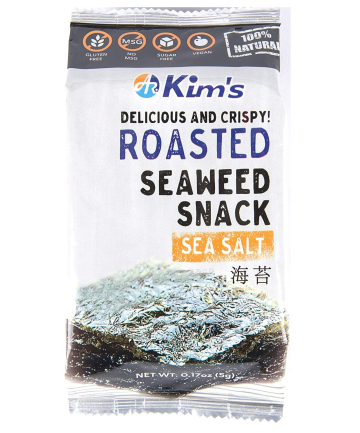 Kim's Premium Natural Roasted Seaweed (Nori) Snack, $11.50 for 16