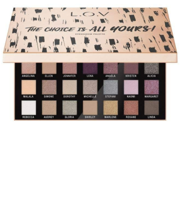 L.O.V The Choice is All Yours Eyeshadow Palette , $28