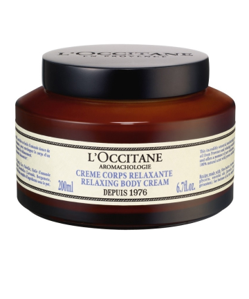 L'Occitane Aromachologie Relaxing Body Cream, $39