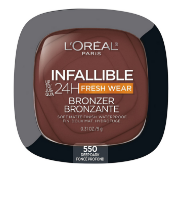 L'Oreal Paris Infallible Up to 24H Fresh Wear Soft Matte Bronzer in Deep Dark, $12.99