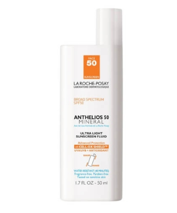 La Roche-Posay Anthelios Mineral SPF 50 Sunscreen Tinted, $33.50