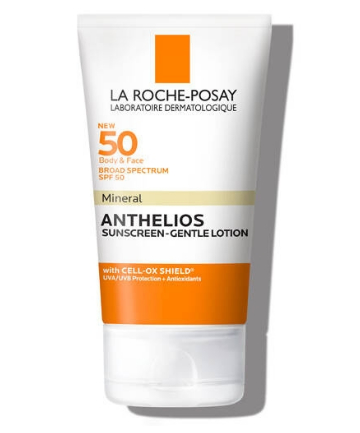 La Roche-Posay Anthelios SPF 50 Gentle Lotion Mineral Sunscreen, $29.99