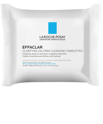 For Acne-Prone Skin: La Roche-Posay Effaclar Facial Wipes For Oily Skin, $9.99 for 25