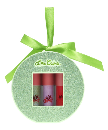 Lime Crime Winter Shine Mini Wet Cherry Lip Gloss Set