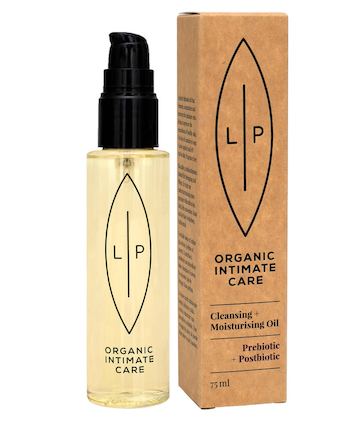 Lip Intimate Care Cleansing + Moisturising Oil Prebiotic + Postbiotic, $26.51