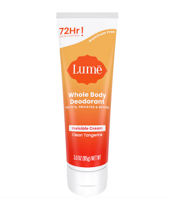 Lume Cream Deodorant Tube in Clean Tangerine, $20.44