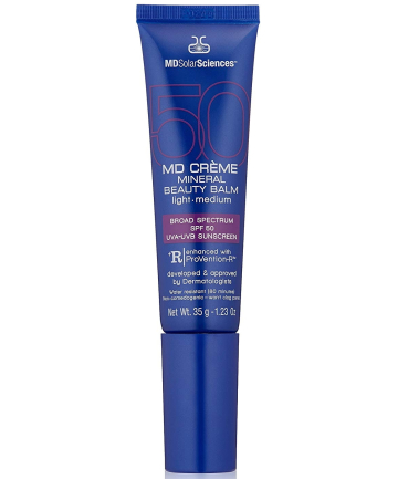 MD SolarSciences MD Creme Mineral Beauty Balm SPF 50, $39