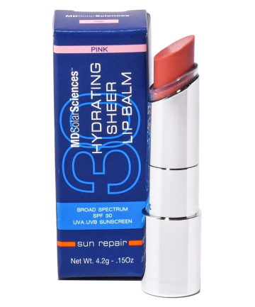 MDSolarSciences Hydrating Sheer Lip Balm SPF 30, $20 