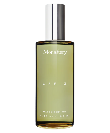 Monastery Lapiz Matte Body Oil, $59