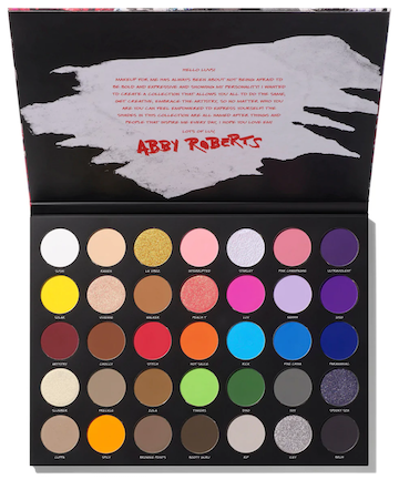 Morphe X Abby Roberts The Artcasts Artistry Palette, $34