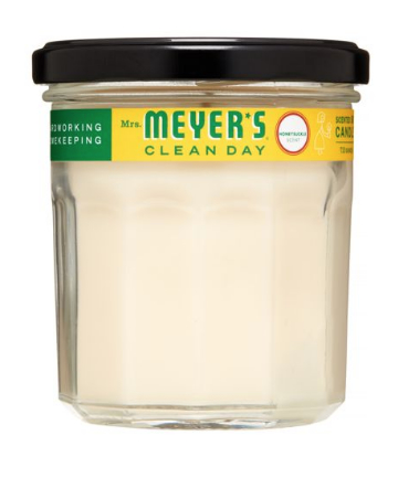 Mrs. Meyer's Honeysuckle Scented Soy Candle, $9.99