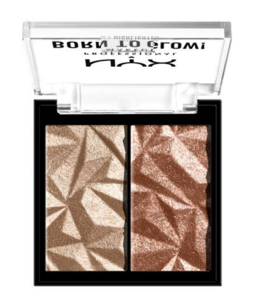 NYX Born To Glow Icy Highlighter Duo in Platinum Status, $12