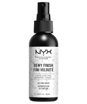 NYX Makeup Setting Spray Dewy, $5.99