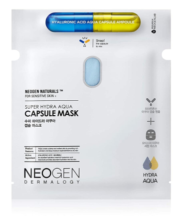 Day 5: Neogen Dermalogy Super Hydra Aqua Capsule Mask, $25 for 5