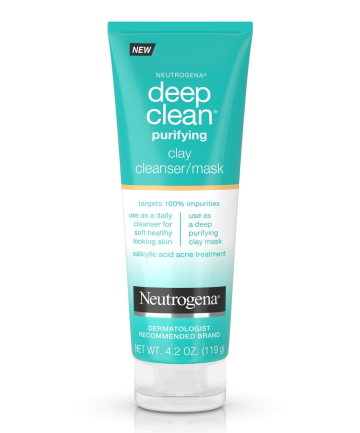 Neutrogena Deep Clean Purifying Clay Cleanser & Mask, $9.49