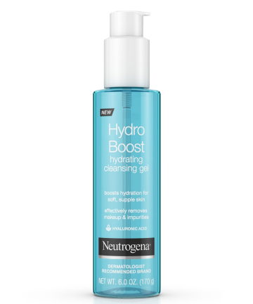 Neutrogena Hydro Boost Hydrating Cleansing Gel & Makeup Remover, $10.99
