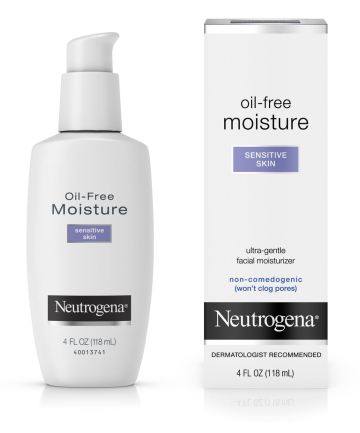 Neutrogena Oil-Free Face Moisturizer for Sensitive Skin, $9.52