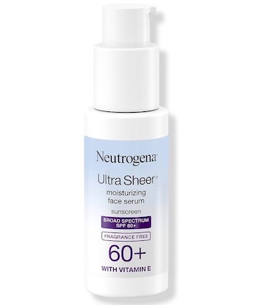 Neutrogena Ultra Sheer Face Serum SPF 60+, $17.99