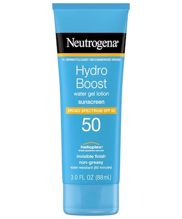 Neutrogena Hydro Boost Water Gel Lotion Sunscreen SPF 50, $15.99