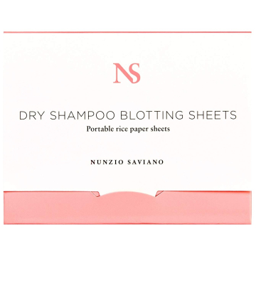 Nunzio Saviano Dry Shampoo Blotting Sheets, $18