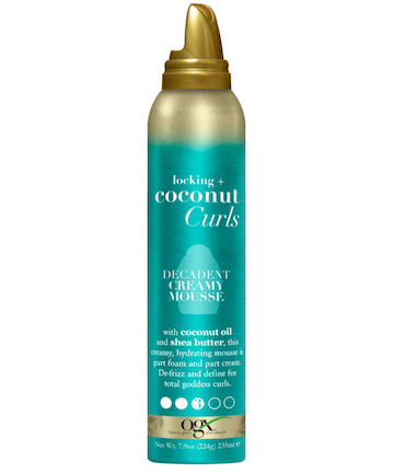 OGX Locking + Coconut Curls Decadent Creamy Mousse, $7.10