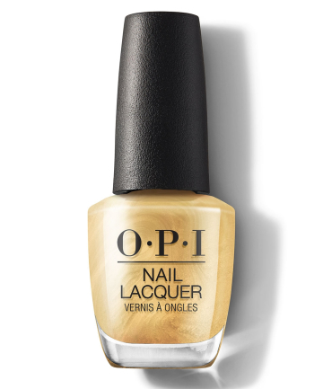 Leo: OPI Nail Lacquer in This Gold Sleighs Me, $10.50