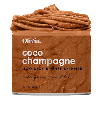 Olivia Coco Champagne Shimmer Bronze Body Glitter, $24.99