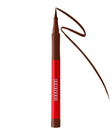 One Size Point Made Waterproof Liquid Eyeliner Pen in Busty Brown, $19