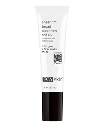 PCA Skin Sheer Tint Broad Spectrum SPF 45, $50