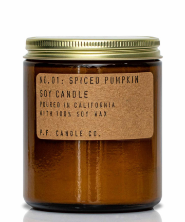 P.F. Candle Co. Spiced Pumpkin Soy Candle, $35