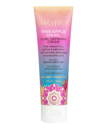Pacifica Pineapple Swirl Curl Defining Cream, $12