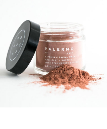 Palermo Body Vitamin C Facial Mask - Pink Clay + Rosehip, $36