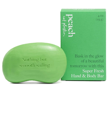 Peach Not Plastic Super Fresh Hand & Body Soap Bar, $9.99