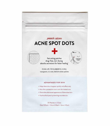 SKIN CARE:  Peach Slices Acne Spot Dots, $4.49