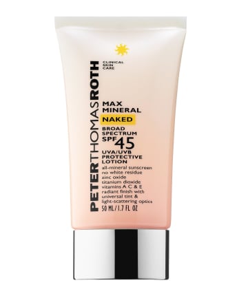 Peter Thomas Roth Max Mineral Naked Broad Spectrum SPF 45 Lotion, $38