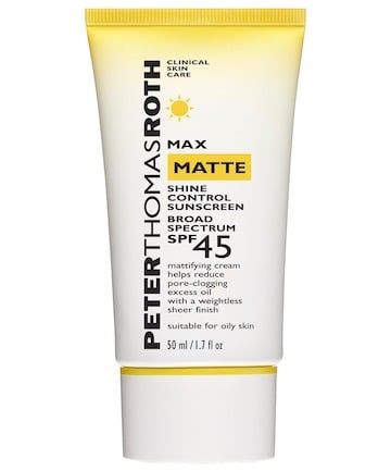 Peter Thomas Roth Max Matte Shine Control Sunscreen Broad Spectrum SPF 45, $34