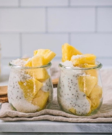 Pineapple and coconut jar