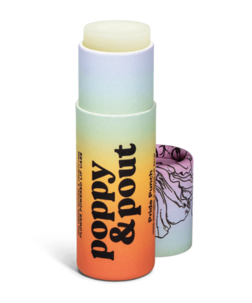 Poppy & Pout Vegan Lip Balm in Pride Punch, $9.95
