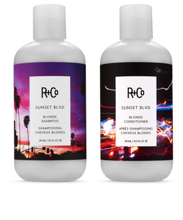 R+Co Sunset Blvd Blonde Shampoo and Conditioner, $29 Each