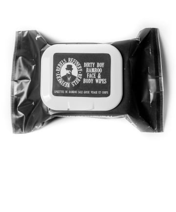 Rebels Refinery Dirty Boy Bamboo Face & Body Wipes, $5.99
